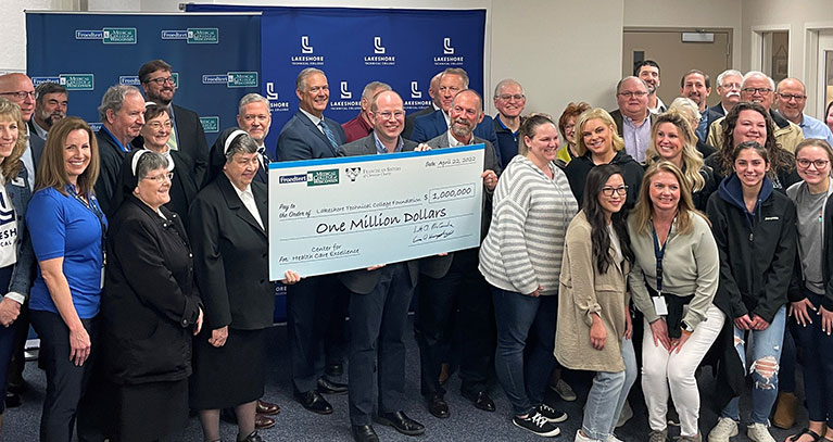 $1 Million Donation Made to Lakeshore Technical College