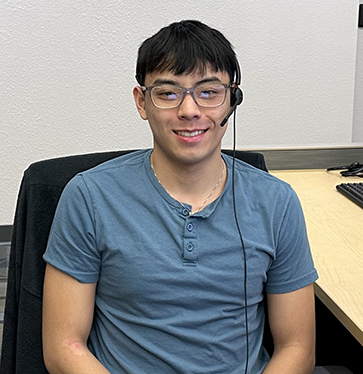 Braylon Yang is Lakeshore’s first recipient of a “Cyber Skills for All: Community Colleges Lead the Way” scholarship.