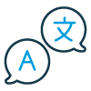 Icon of a speech bubble