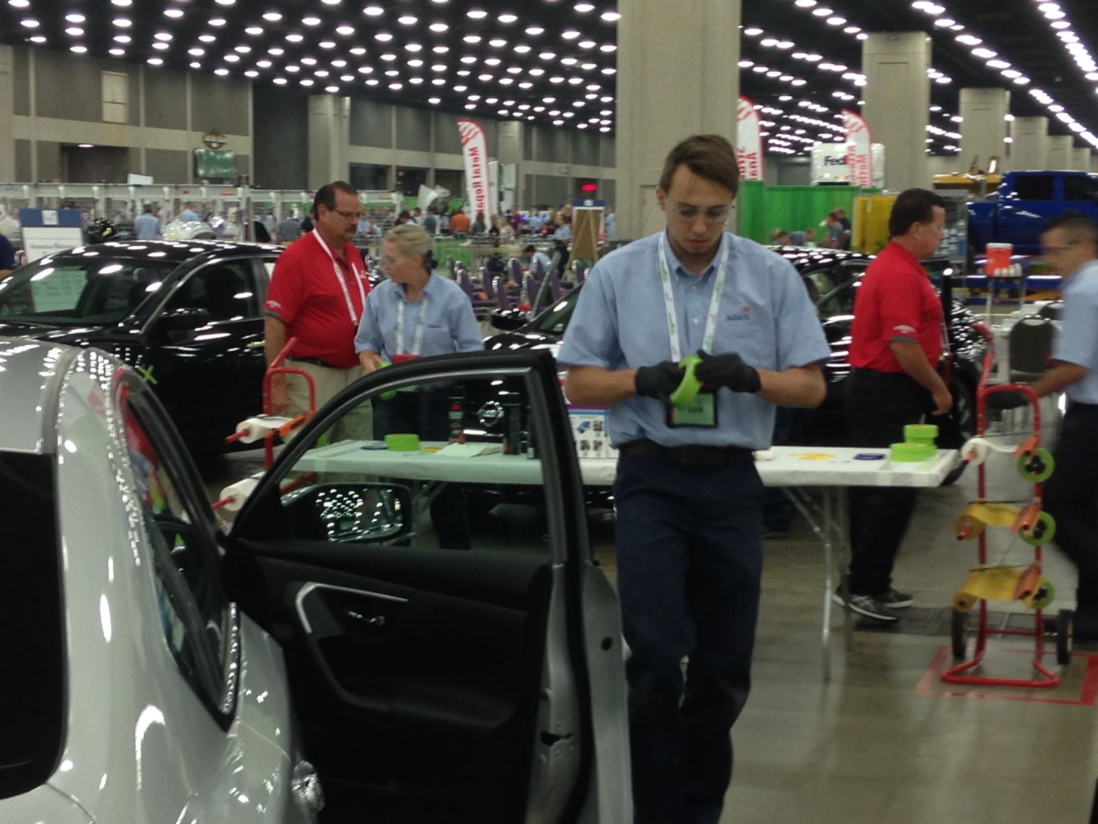 LTC Auto Collision Repair & Refinishing Technician student, Devon Litel, competes at the SkillsUSA 53rd annual National Leadership and Skills Championships in Louisville, Kentucky.